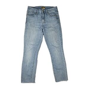 Mother Jeans Womens Size 25 The Looker Ankle Snippet Zapped Ligh Wash Blue Denim